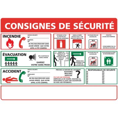 Panneau d'avertissement - Signalétique sécurité - STOCKSIGNES