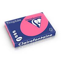 Clairefontaine Trophée 1048C gekleurd A3 papier, 160 g, fuchsia, per 250 vel
