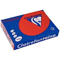 Papier couleur A3 Clairefontaine Trophée - 160 g - rouge intense - 250 feuilles