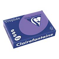 Papier couleur A3 Clairefontaine Trophée - 160 g - lilas intense - 250 feuilles
