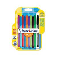 Paper Mate InkJoy 100ST Ball Pen Medium Asst - Pack Of 10