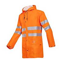 Sioen Unzen 3720A rain jacket, fluo orange, size S, per piece