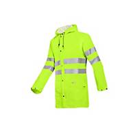 Sioen Unzen 3720A rain jacket, fluo yellow, size 2XL, per piece
