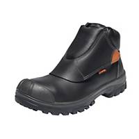 Emma Vulcanus high S3 safety shoes, SRC, HRO, black, size 37, per pair