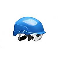 Conturion Spectrum vented safety helmet + integrated glasses - blue
