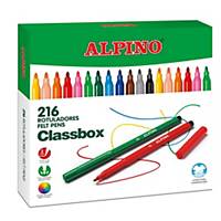 Pack de 216 rotuladores Alpino Standard - colores surtidos