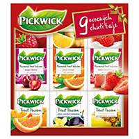 Kolekcia čajov Pickwick Fruit Infusion – 9 bohatých chutí čaju, 36 porcií