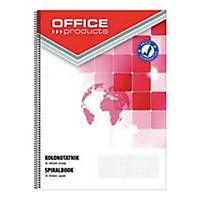 Kołonotatnik OFFICE PRODUCTS 16058121-99, A5, kratka, 80 kartek