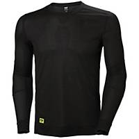 Helly Hansen Lifa thermische shirt met lange mouwen, zwart, maat XS, per stuk