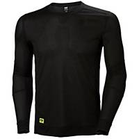 Helly Hansen Lifa thermische shirt met lange mouwen, zwart, maat XL, per stuk