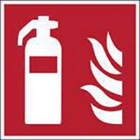 Brady self adhesive pictogram F001 Fire extinguisher 250x250mm
