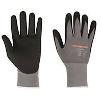 Honeywell Polytril Flex nitril handschoenen, grijs/zwart, maat 9, 10 paar