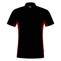 Tricorp TP2000 bi-color polo black/red - size XS