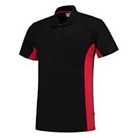 Tricorp TP2000 202002 bi-color polo, short sleeves, red/black, size L