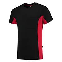 Tricorp TT2000 102002 Bicolor T-shirt, rood/zwart, maat 2XL, per stuk