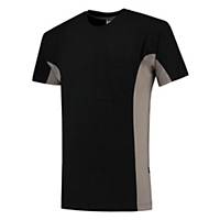 Tricorp 102002 T-shirt, zwart/antraciet, maat S, per stuk