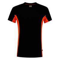 Tricorp TT2000 102002 Bicolor T-shirt, zwart/oranje, maat XL, per stuk