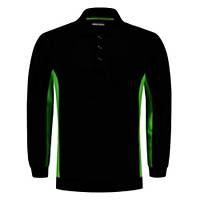 Tricorp TS2000 Bi-color trui, zwart/groen, maat XXL, per stuk