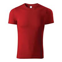 Koszulka T-shirt PICCOLIO Paint P73, czerwona, rozmiar S