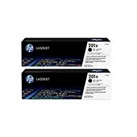 HP 201X 2-pack High Yield Black Original LaserJet Toner Cartridges (CF400XD)