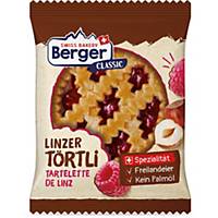 Tartelette Linzer Berger 74 g, emballage de 10 pièce