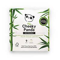 Cheeky Panda Bamboo 3 Ply Toilet Roll - Pack Of 9