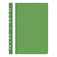 Skoroszyt OFFICE PRODUCTS wykonany z PP, z europerforacją, A4, kolor zielony