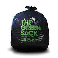 The Green Sack CHSA 10kg Black Medium Duty Refuse Sack 25X38  Pack of 200 CHSA