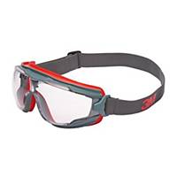 3M GG501 full vision safety glasses, filter type 2C, grey/red, non-tinted