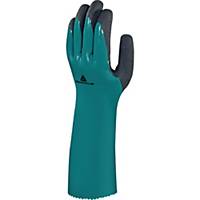 Deltaplus Chemsafe VV835 Green & Black Gloves Size 8