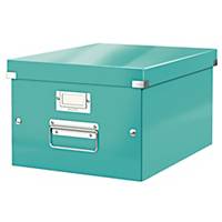 Boîte de rangement Leitz Click & Store pour format A4, bleu glacier, la boîte