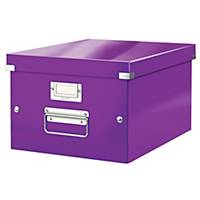 Boîte de rangement Leitz Click & Store pour format A4, violette, la boîte