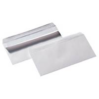 Standard envelopes 110x220mm self seal 90g - box of 500