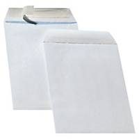 Bags 162x229mm peel and seal 90g white - box of 500