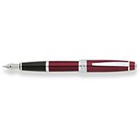 CROSS AT0456 BAILEY FOUNTAIN PEN RED
