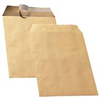 Lyreco envelope, C4, without window, 90 gm2, brown, package of 250 pcs