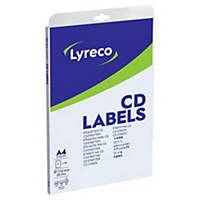 Lyreco CD Labels 117mm Diameter - Pack Of 50
