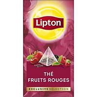 Thé Lipton Exclusive Selection Juicy Forest Fruits, boîte de 25 sachets de thé