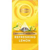 Thé Lipton Exclusive Selection Refreshing Lemon, la boîte de 25 sachets de thé