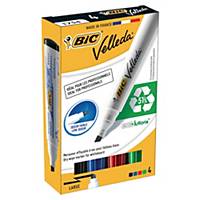 Bic® Velleda 1754/51 non-permanent marker, chisel tip assorted colours, box of 4