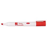 ลีเรคโก ปากกาไวท์บอร์ด หัวตัด 1.9-4.6มม. สีแดง