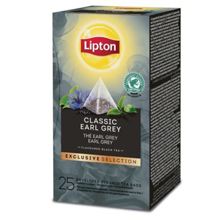 Vochtig leveren Specifiek Lipton Exclusive Selection Classic Earl Grey thee, doos van 25 theezakjes