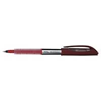 Lyreco Liquid roller pen, medium punt, metalen punt, vloeibare rode inkt