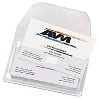 3L BUSINESS CARD POCKETS WITH FLAP - PACK OF 10