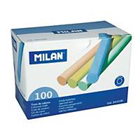 Milan kréta, gömbölyű, színes, 100 db