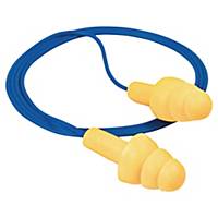 Ušné zátky s lankom 3M™ E-A-R™ Ultrafit, 32dB, žlté, 50 párov