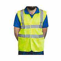 High visibility waistcoat Eskon, classe 2, type EN20471, size M, yellow