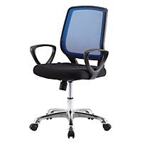 WORKSCAPE เก้าอี้สำนักงาน IRENE ZR-1001 สีน้ำเงิน/ดำ