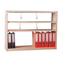 LUCKY S-204 Steel Book Shelf Cream