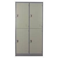 METAL PRO MET-6104N Steel Locker 4 Doors Grey